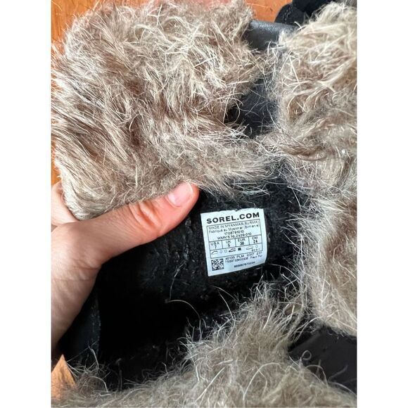 Sorel black suede Joan of Arc boots 7 - Picture 9 of 9